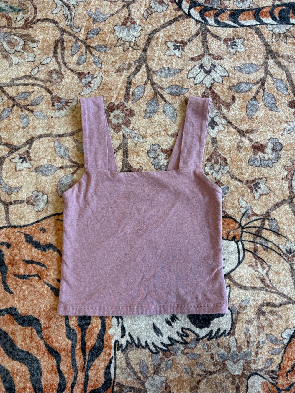 Aeropostale Mauve Square-Neck Crop Tank